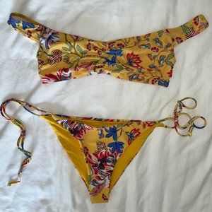 L*Space floral off-shoulder bikini set